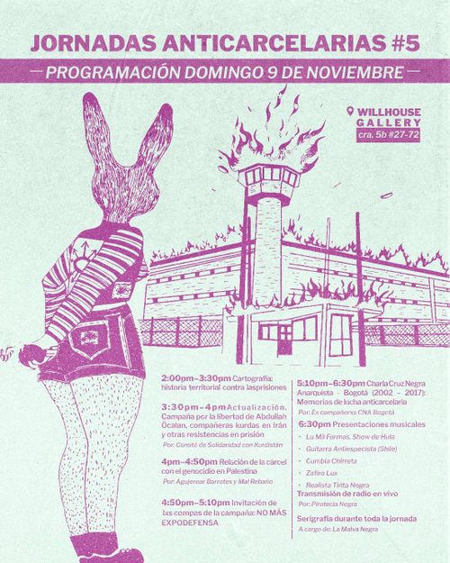 Jornadas anticarcelarias #5 - Domingo 9