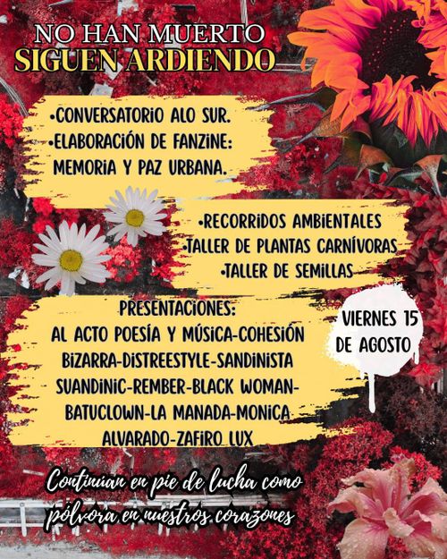 No han muerto. Siguen ardiendo