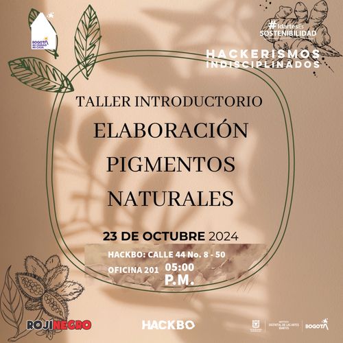 Taller de Elaboración de pigmentos naturales