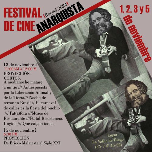 Festival de Cine Anarquista: Días 3 y 4