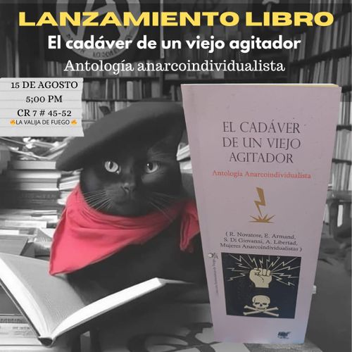 El cadáver de un viejo agitador - Lanzamiento de Libro