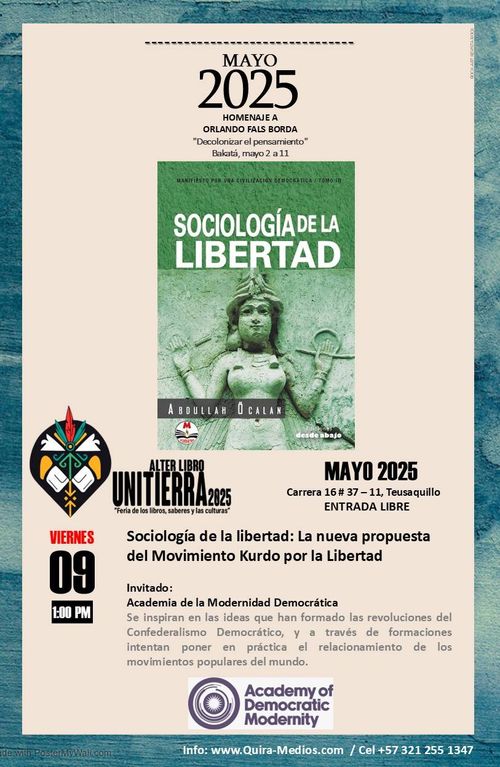 Lanzamiento del libro Sociología de la libertad, de Abdullah Öcalan