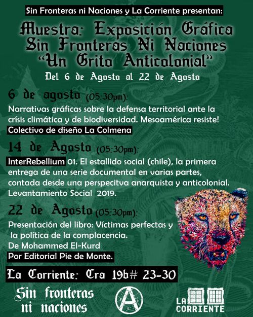 Inauguración Exposición Gráfica: Sin Fronteras Ni Naciones "Un grito anticolonial"