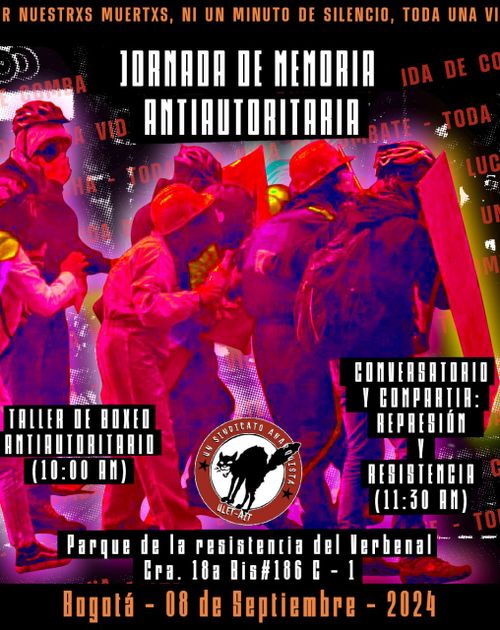 🏴🔥 JORNADA DE MEMORIA ANTIAUTORITARIA 🔥🏴